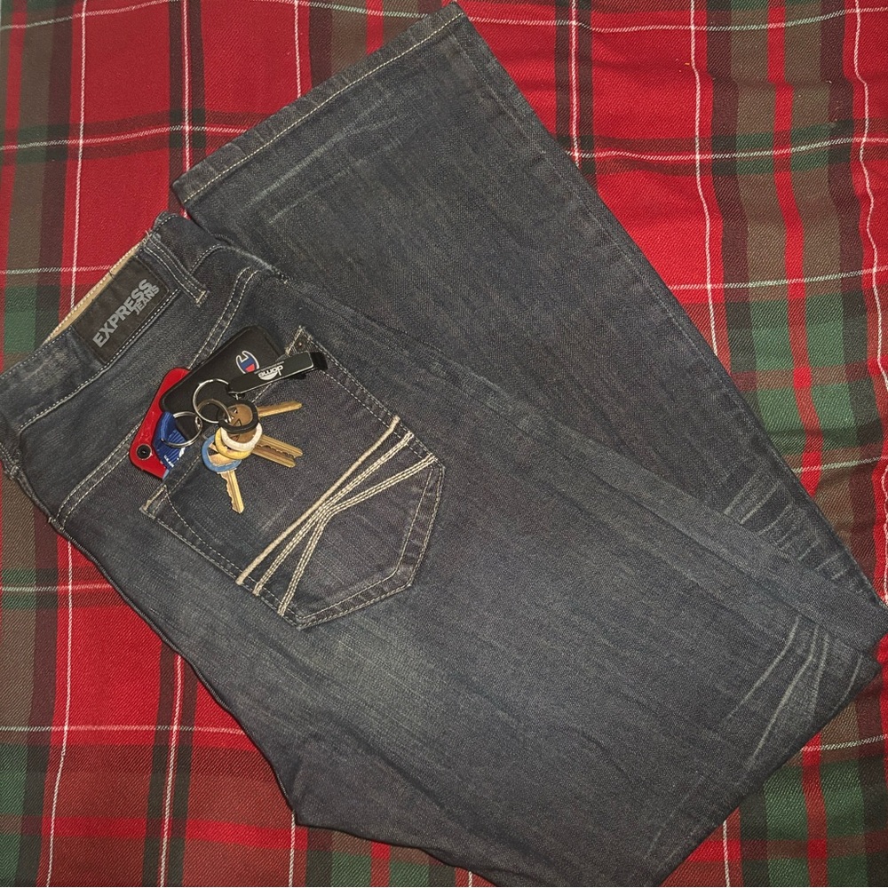 Men, express vintage jeans